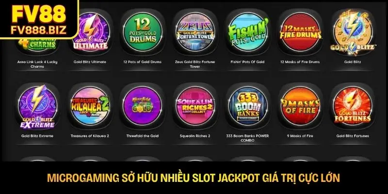 Slot Game FV88 – Hệ Thống Game Đa Dạng, Jackpot Hấp Dẫn