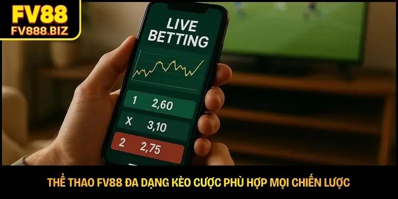 Thể Thao FV88 – Kèo Chuẩn, Tỷ Lệ Cao, Thắng Lớn Mỗi Ngày